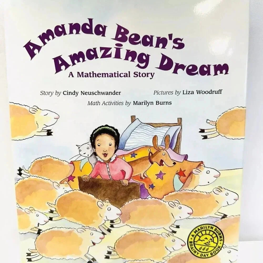 AMANDA BEAN'S AMAZING DREAM A Mathematical Story by Cindy Neuschwander Hardcover